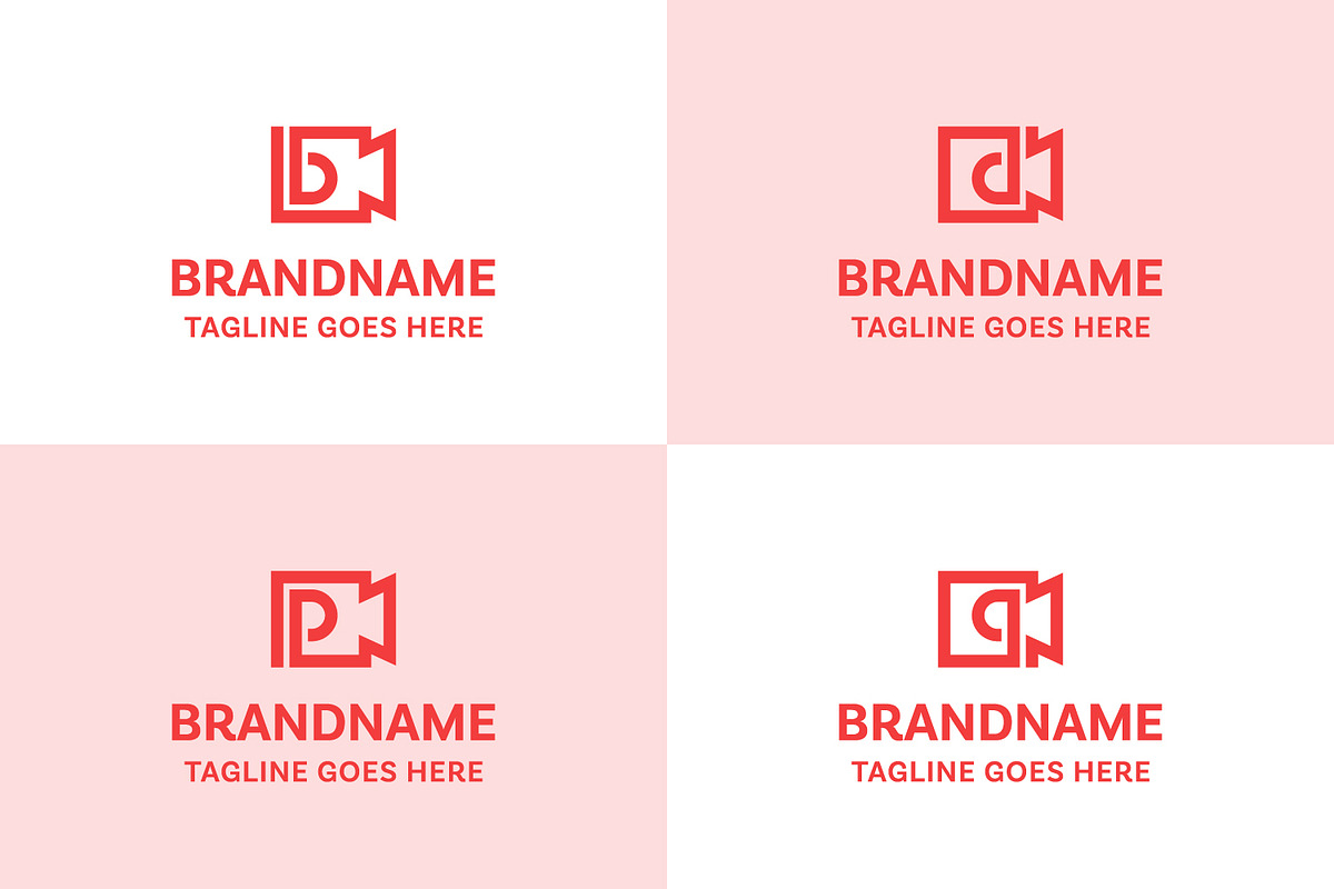 Letter B D P Q Video Camera Logo, a Branding & Logo Template by Pray Art Design Studio (Photo 1 of 2)