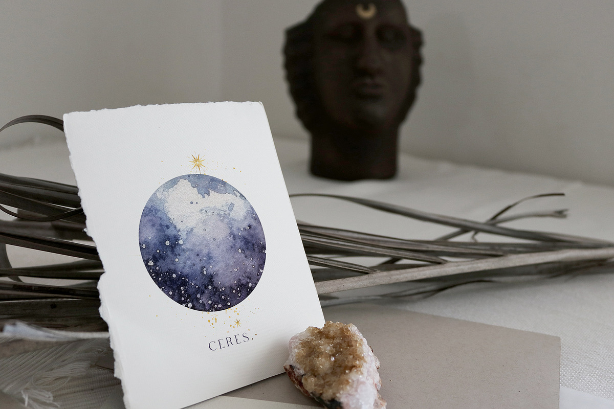 Watercolor Space Collection, an Object Illustration by Kaleriia (Photo 9 of 11)