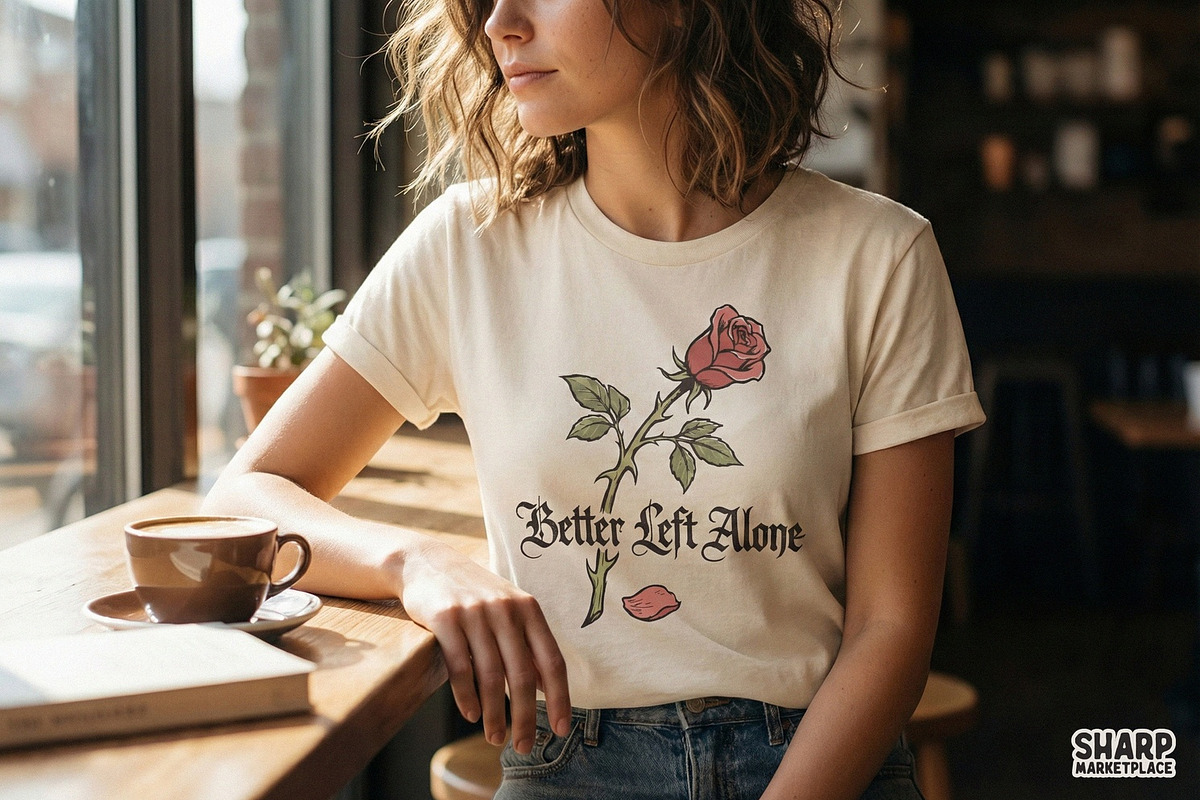 Better Left Alone PNG, Gothic Rose, an Illustration by SharpMarketplace (Photo 2 of 4)