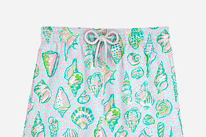 Preppy Seamless Seashell Pattern