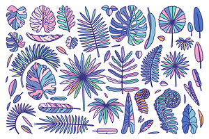 vector cute drawn plant clipart