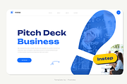 Steps Pitch Deck PowerPoint, a Presentation Template by Pixslides (Thumbnail 3 of 6)