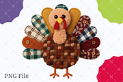 Thanksgiving Png Yarn Crochet Turkey, an Illustration by designcity5 (Thumbnail 1 of 8)