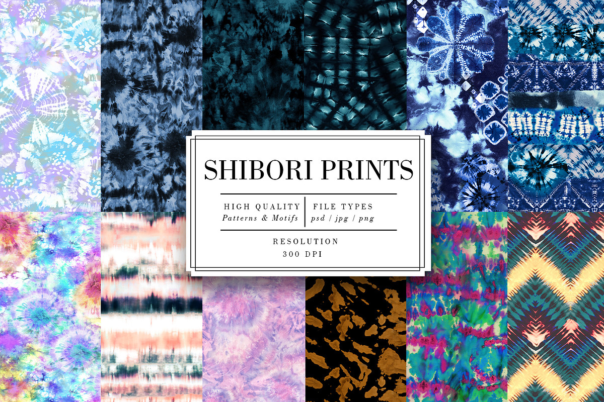 Shibori Prints, a Pattern Graphic by Luiz da Rolt Grathwohl (Photo 1 of 11)