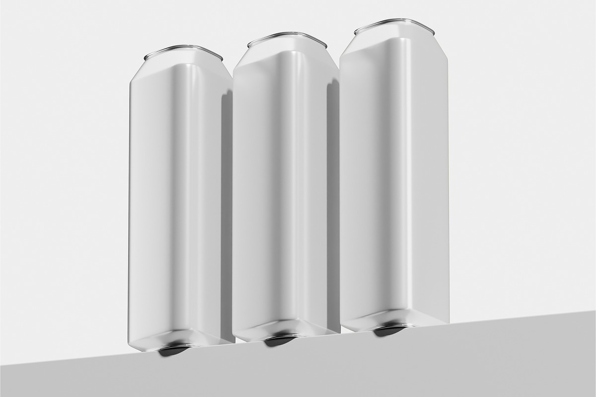 Triangular Can Mockup, a Product Mockup by Unerispace (Photo 3 of 5)
