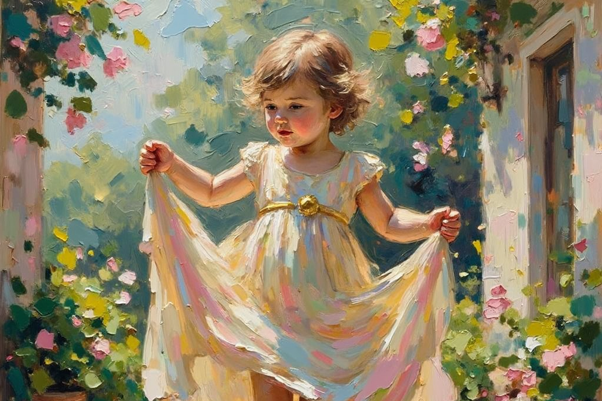 Baby Empress Bundle Oil Painting, a Person Illustration by PLUM&FIGS (Photo 11 of 13)