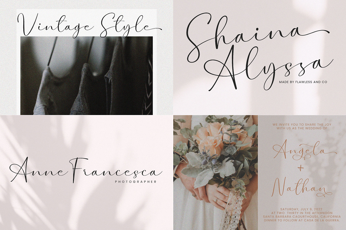 Modern Script Font Bundle, a Script Font by Flawless And Co (Photo 7 of 11)