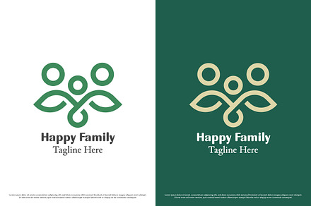 Family Relationship Logo Design Icon