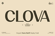 GC Clova - Elegant Sans Display, a Sans Serif Font by Glyphonic (Thumbnail 1 of 15)