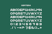 Oshtera - Condensed Font, a Sans Serif Font by Iqsiart Studio (Thumbnail 7 of 7)