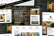 Fencing Website Template, a Squarespace Template by Template Twist Shop (Thumbnail 1 of 9)
