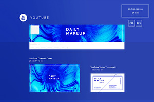 Branding Pack Makeup Blue