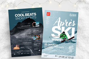 Apres Ski Flyer Template, a Flyer Template by BrandPacks