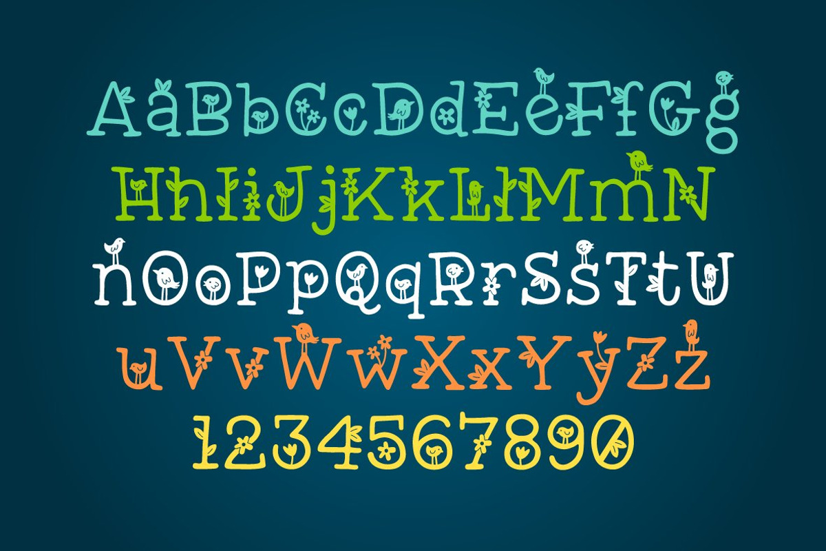 Mother Nature Font preview 7