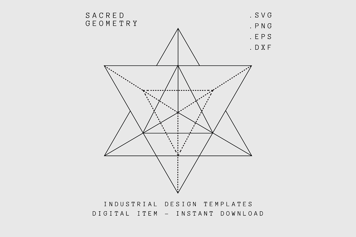 Sacred Geometry Merkaba: SVG, an Object Graphic by Digital Architects (Photo 1 of 5)