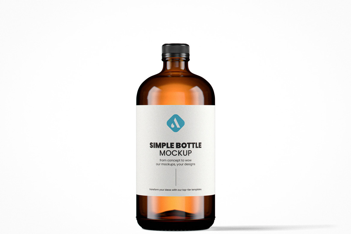 Bottle Mockup Pack, a Packaging Mockup by Designer Dude (Photo 3 of 6)