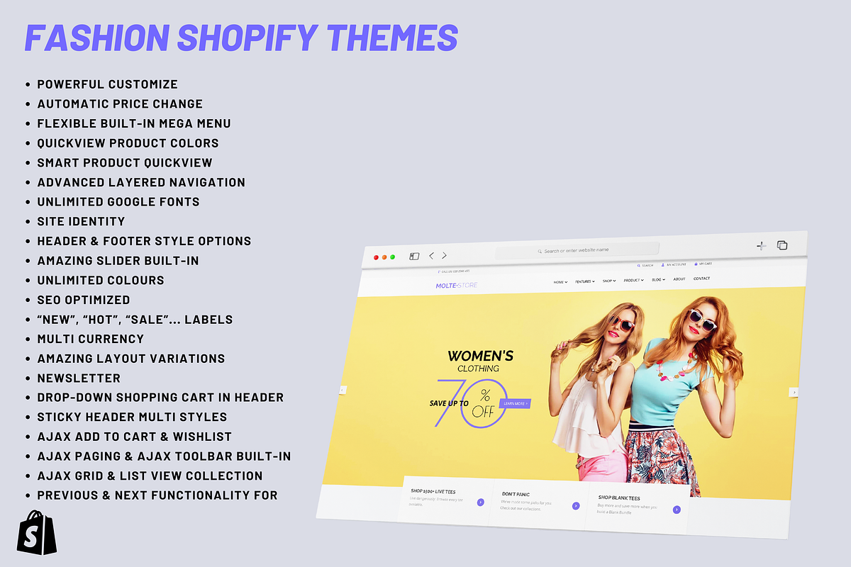 Modern Fashion Shopify Theme, a Templates & Theme by Kay Designs (Photo 4 of 8)