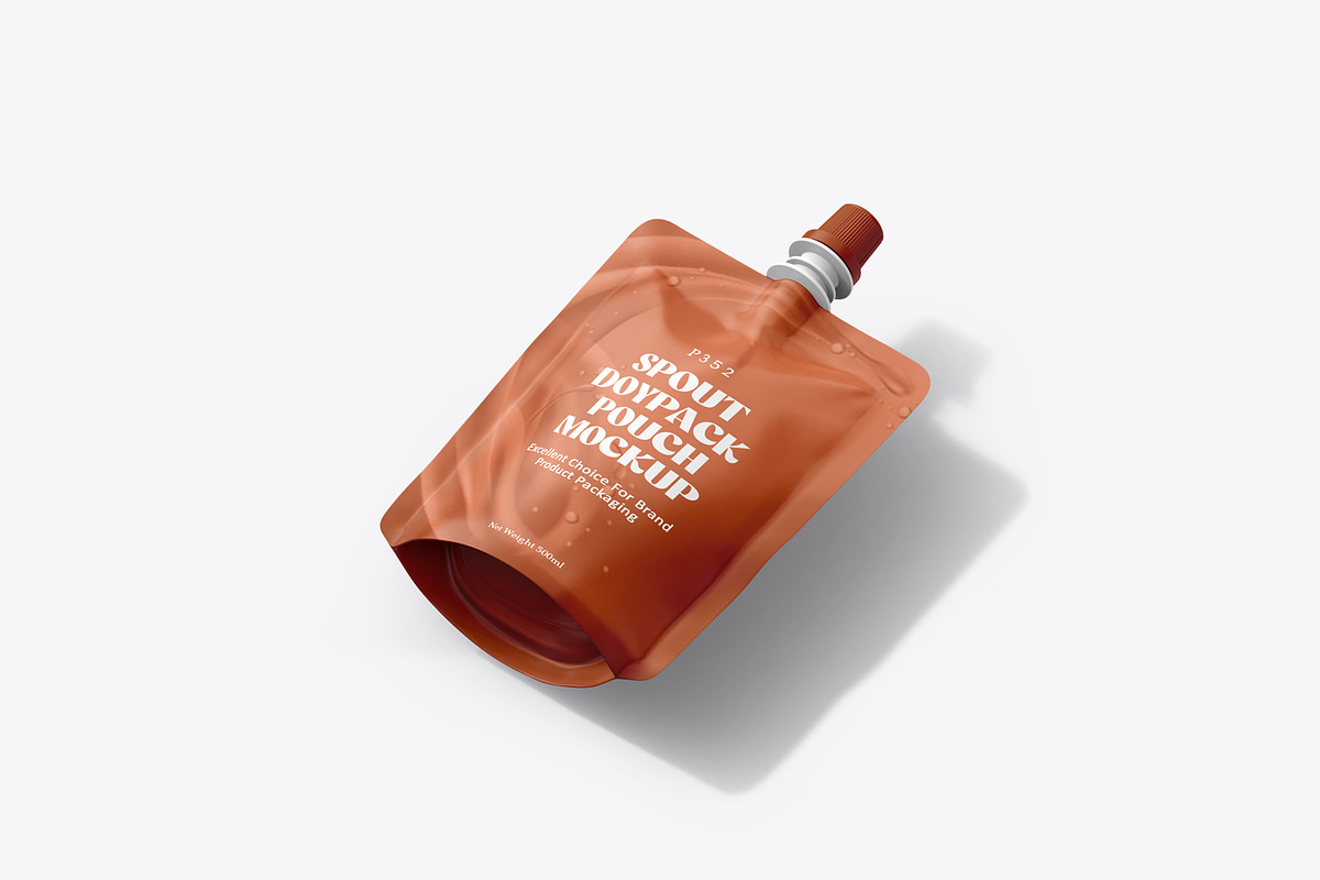 Spout Pouch Packaging Brand Mockup, a Packaging Mockup by Ram Studio (Photo 10 of 14)