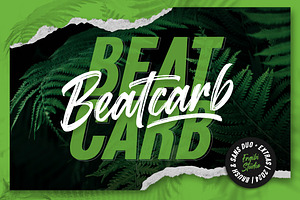Beatcarb - Brush & Sans, a Handwritten Font by ErgibiStudio