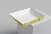 Paper Food Tray Mockups, a Household Mockup by megostudi0 (Thumbnail 5 of 6)