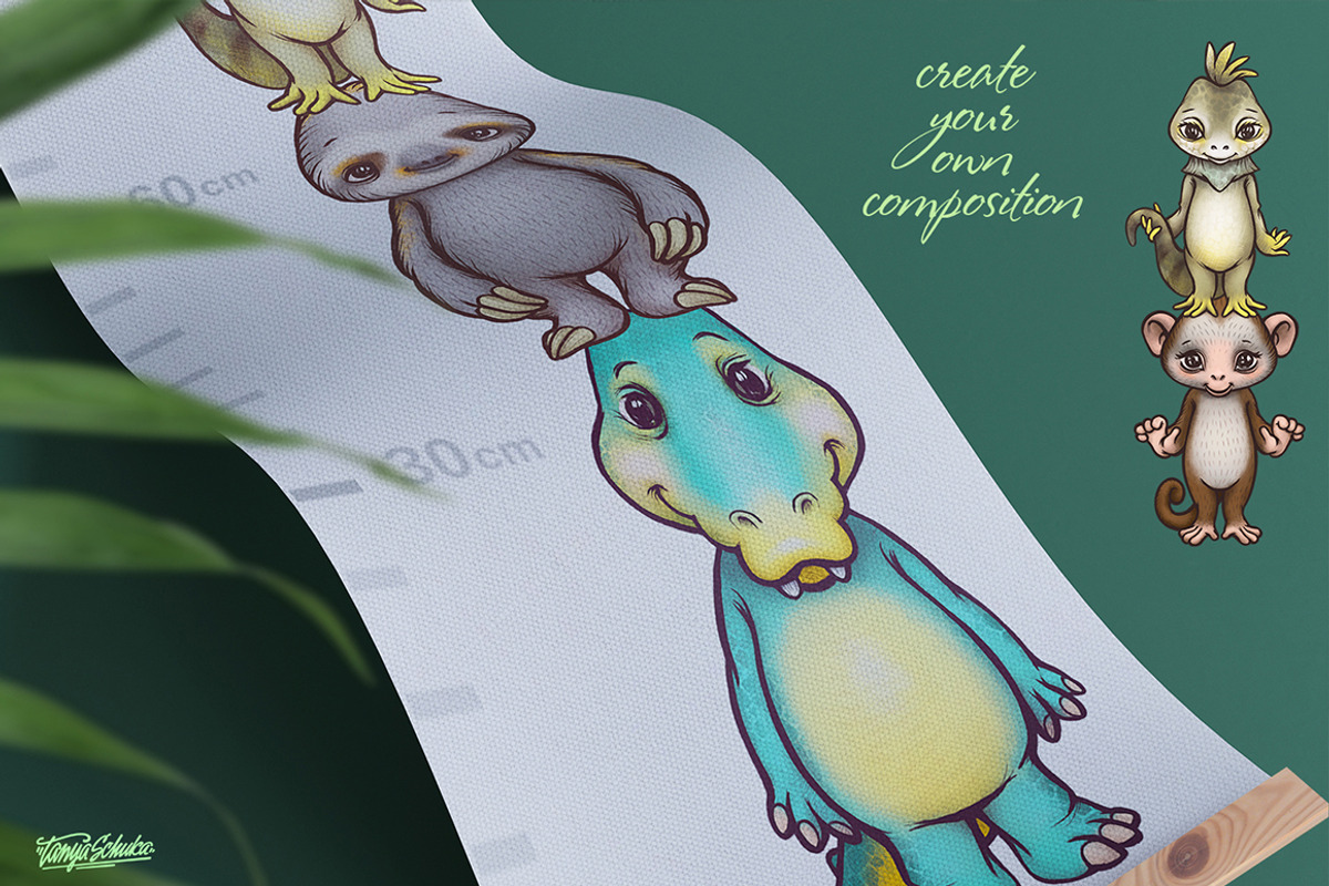 CUTE ANIMALS, an Animal Illustration by TanyaSchuka (Photo 4 of 5)
