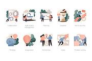 100 IT business vector illustrations, a Templates & Theme by Visual Generation (Thumbnail 8 of 13)