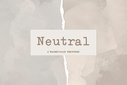 Neutral | Watercolor Textures, a Texture Graphic by Jennadesigns (Thumbnail 1 of 10)