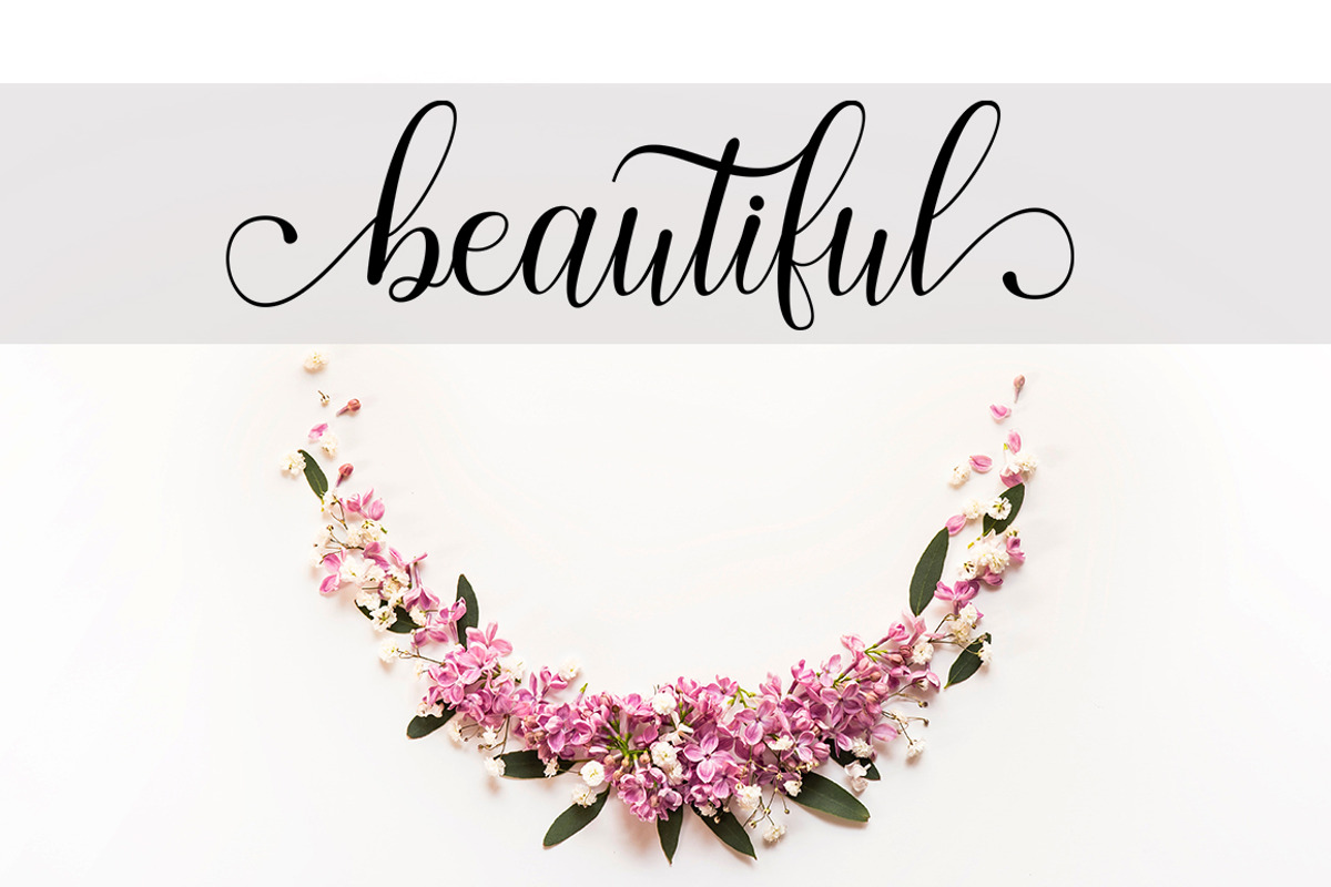 Glamour Script, a Script Font by Bosstype Studio (Photo 3 of 7)