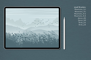 Photoshop Landscape Stamp Brushes