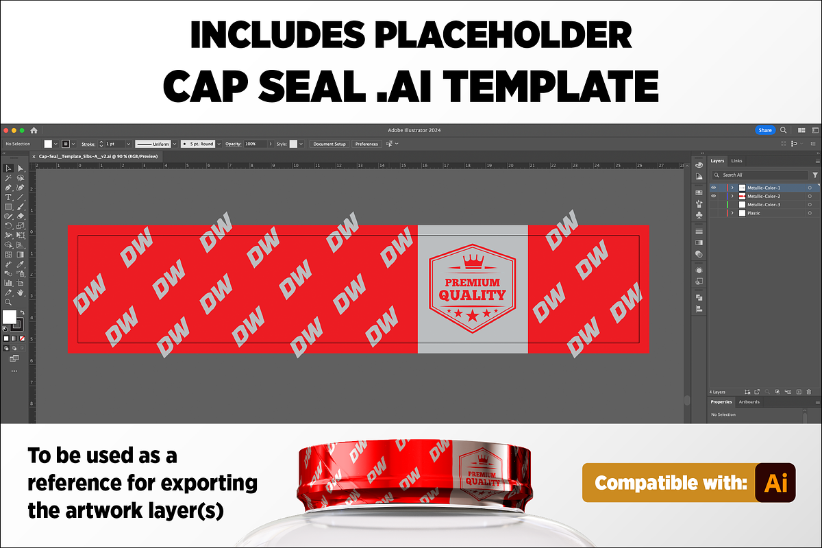 5lb Whey Protein Jar Mockup A3-Pro, a Packaging Mockup by Design Warlord (Photo 8 of 16)
