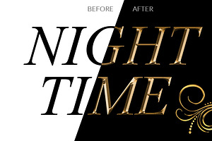 Gold Text Effect Photoshop Action