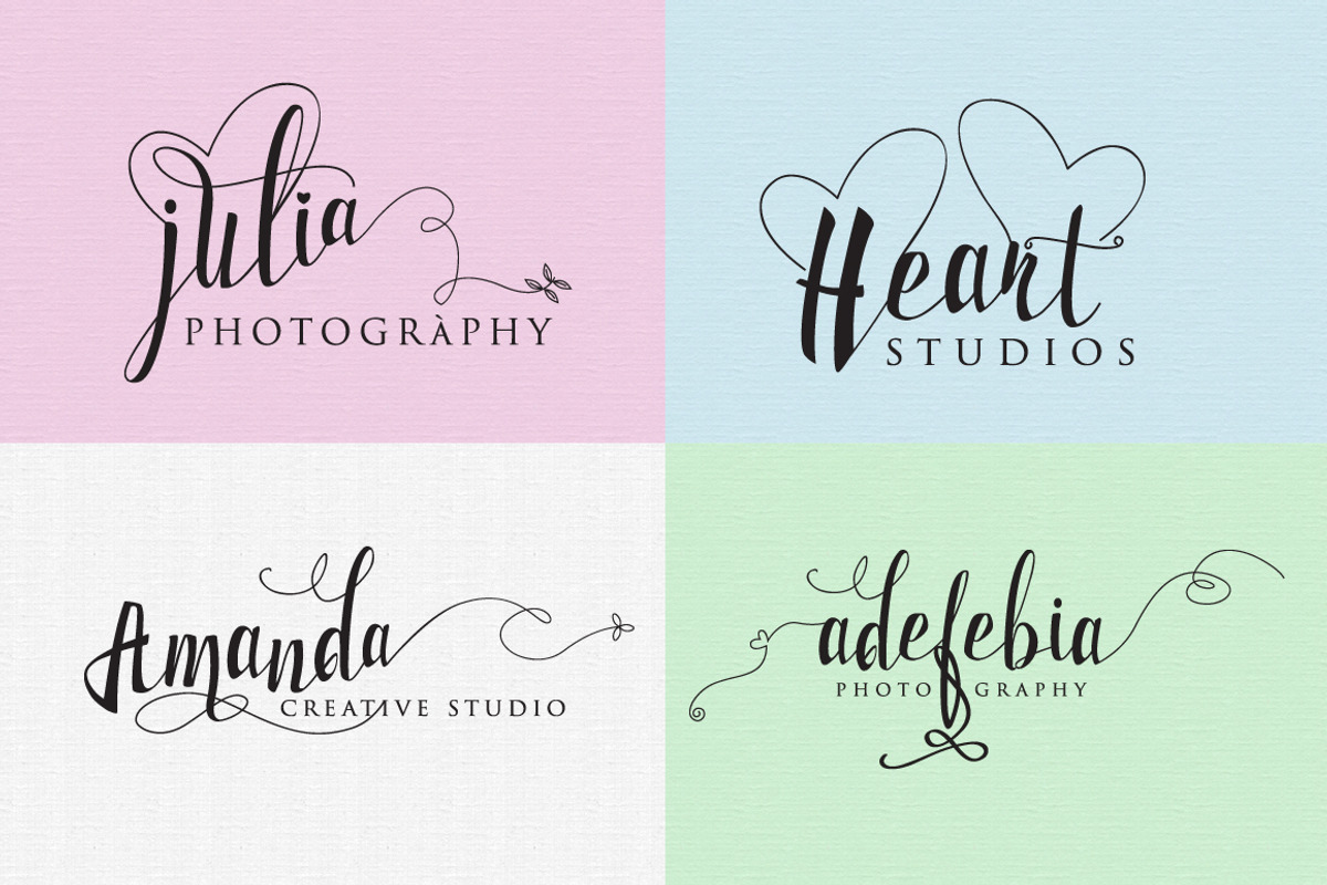 Milkytwins Modern Wave Calligraphy preview 6