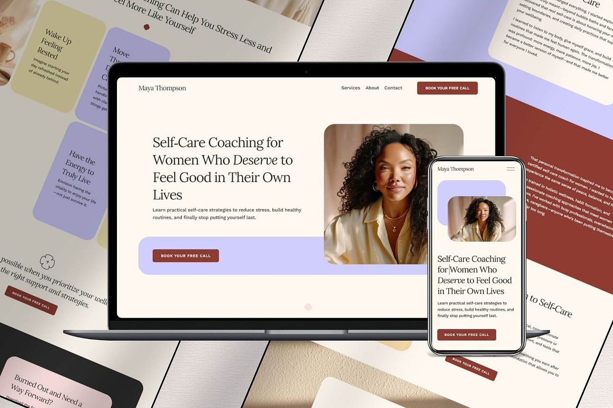 Squarespace Coaching Template, a Squarespace Template by Pretty Boss Designs (Photo 1 of 7)