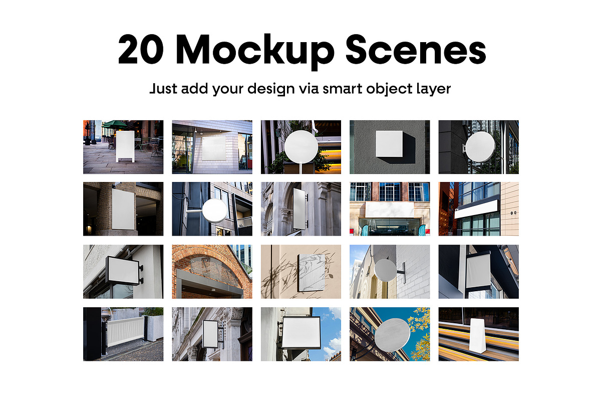 Signage Mockups vol.6 - Sign Mockups, a Mockup by MockupForest (Photo 2 of 8)