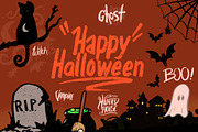 40 Halloween Stamps for Procreate!, a Brushes & More by Hello Trilly (Thumbnail 5 of 6)