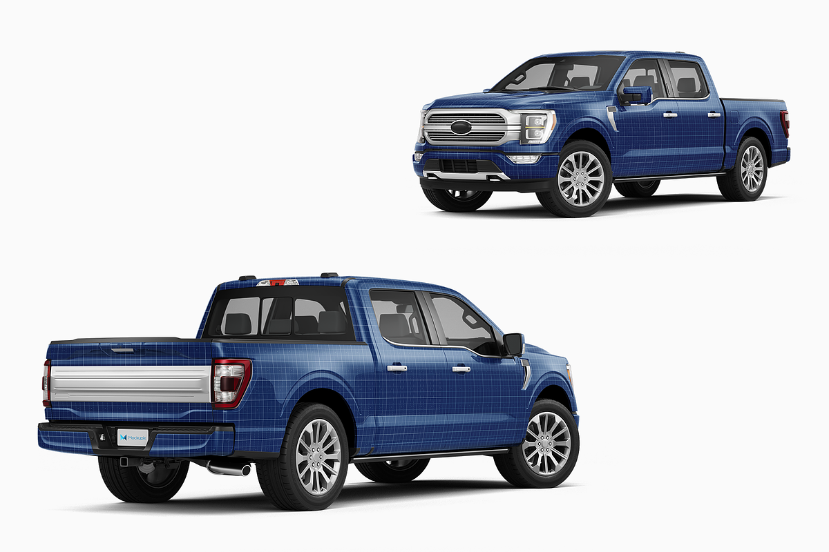 Pickup Truck Mockup 10, a Product Mockup by Mockupix (Photo 8 of 12)