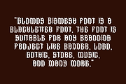 Glomos Bigmesh - Old English Font, a Blackletter Font by Iqsiart Studio (Thumbnail 4 of 7)