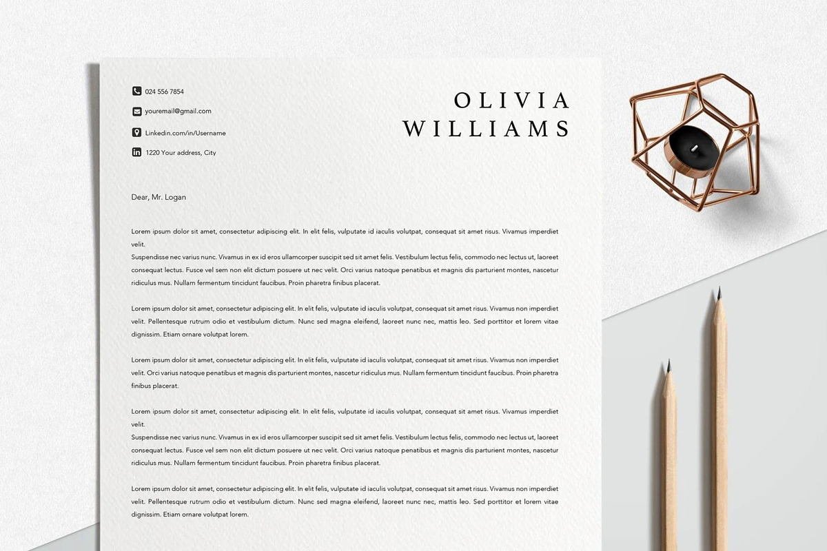 Executive Resume Template Word, a Resume Template by LucaTheme (Photo 3 of 10)
