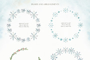 Watercolor festive winter clipart, an Illustration by OrangePeafowlArt (Thumbnail 8 of 11)