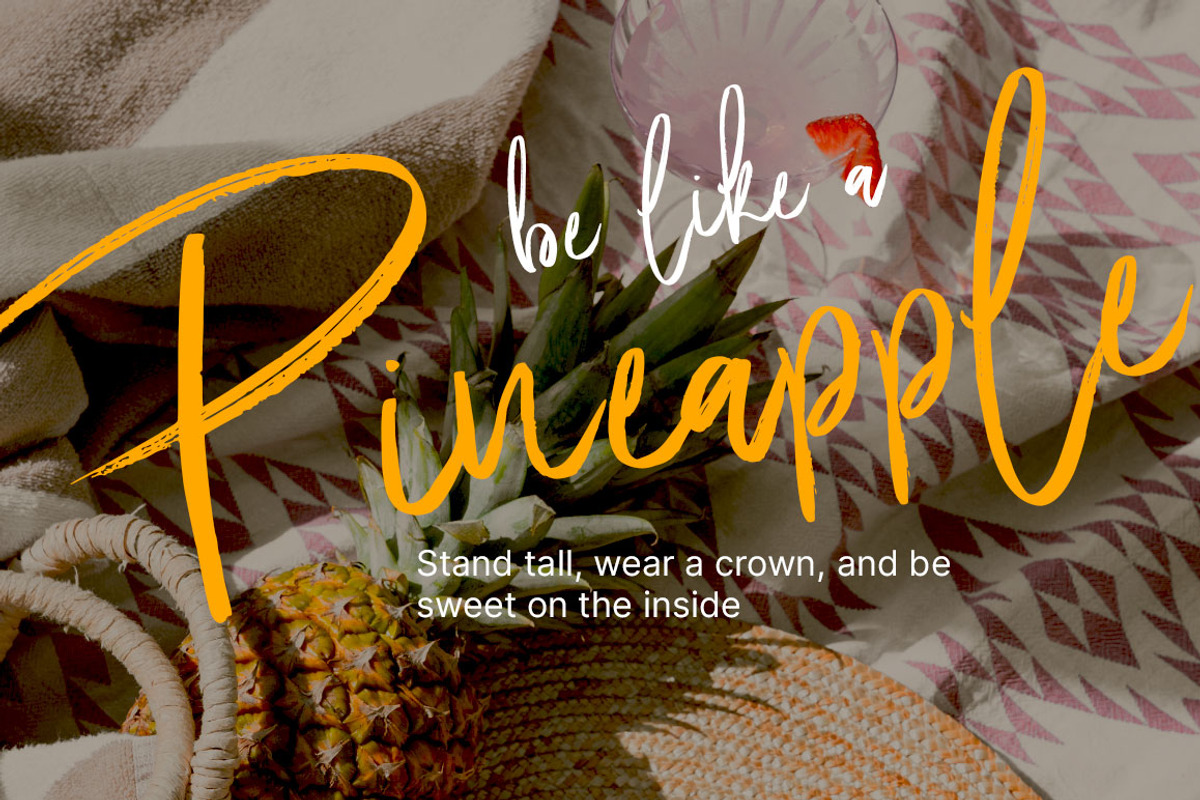 Natural Outside, a Handwritten Font by Gatype (Photo 9 of 11)