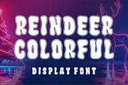 Reindeer Colorful, a Font by Limited.studio (Thumbnail 1 of 6)