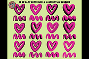Procreate Clay Brush Set, a Brush Add-On by AlwaysBeColoring (Thumbnail 5 of 9)