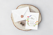 Watercolor Wildflowers clipart, a Decorative Illustration by Lemon design (Thumbnail 16 of 21)