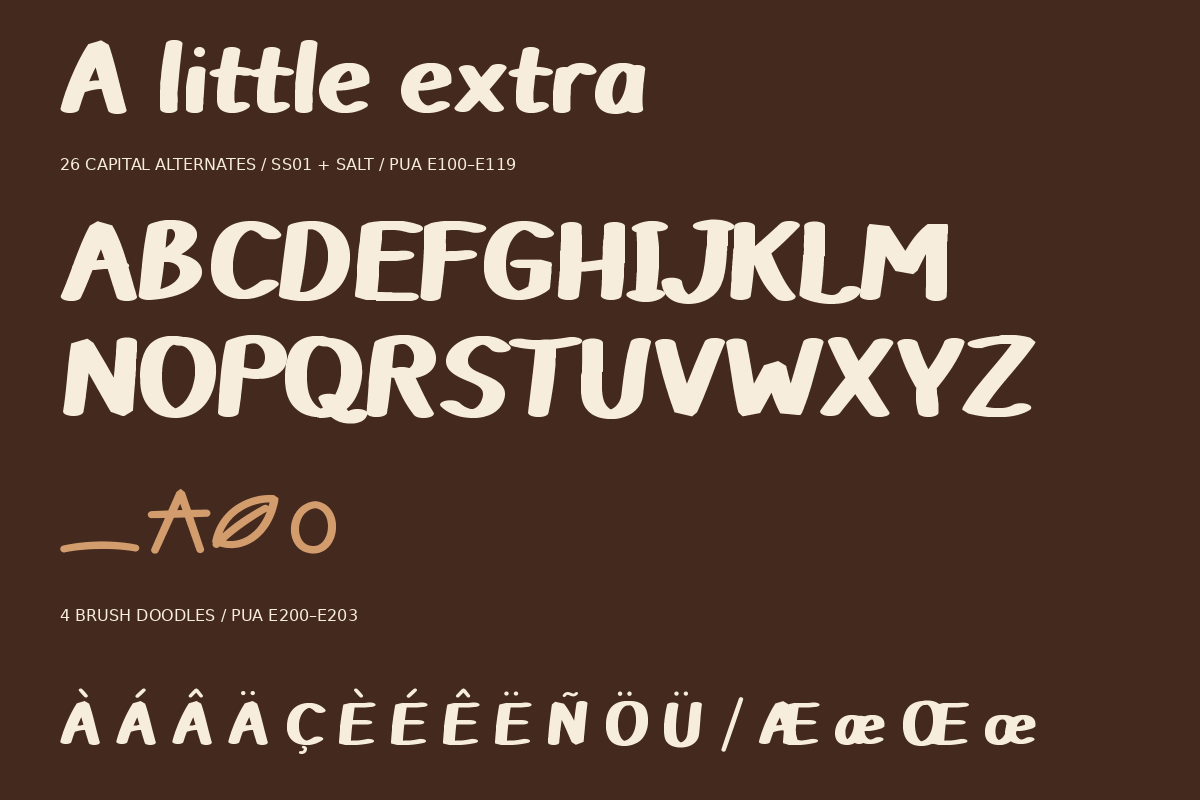 Apricot Club Bold Handwritten Brush, a Handwritten Font by Colorsfav (Photo 8 of 11)