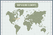Maps and Globes, an Object Graphic by Seyyahil (Thumbnail 2 of 2)