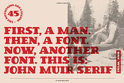 VS John Muir Serif Vintage Font, a Slab Serif Font by Vicarel Studios (Thumbnail 10 of 12)