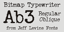 Bitmap Typewriter JNL