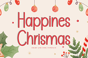 Happines Christmas, a Sans Serif Font by FreshTypeINK (Thumbnail 1 of 8)