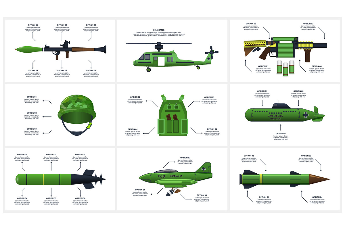 ARMY Canva Presentation Template, a Presentation Template by Infographics project (Photo 3 of 7)