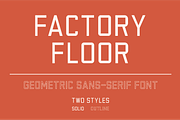 Factory Floor Font - Two Styles, a Sans Serif Font by McWhorter Creative Shop (Thumbnail 1 of 9)